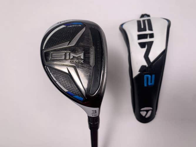 TaylorMade SIM MAX 3 Hybrid 19* Mitsubishi Chemical Bassara 60x5ct Mens RH HC