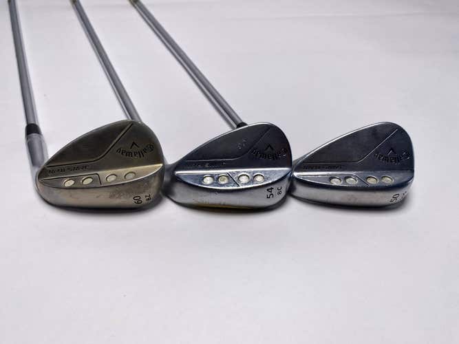 Callaway Jaws Raw Chrome Wedge Set 50* 10 | 54* 8 | 60* 8 DG S400 Wedge Mens RH