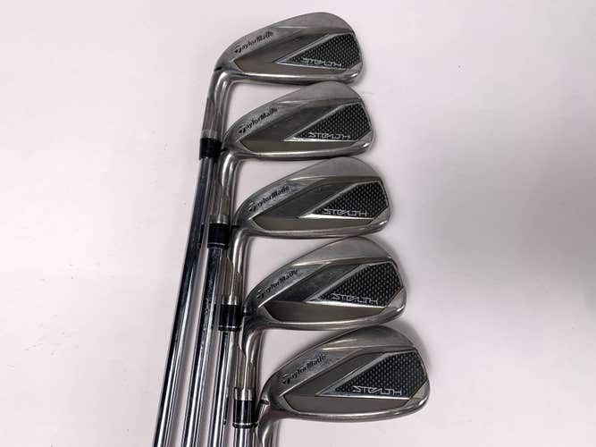 TaylorMade Stealth Iron Set 5-PW KBS Max MT 85g Regular Steel Mens LH No 9 Iron