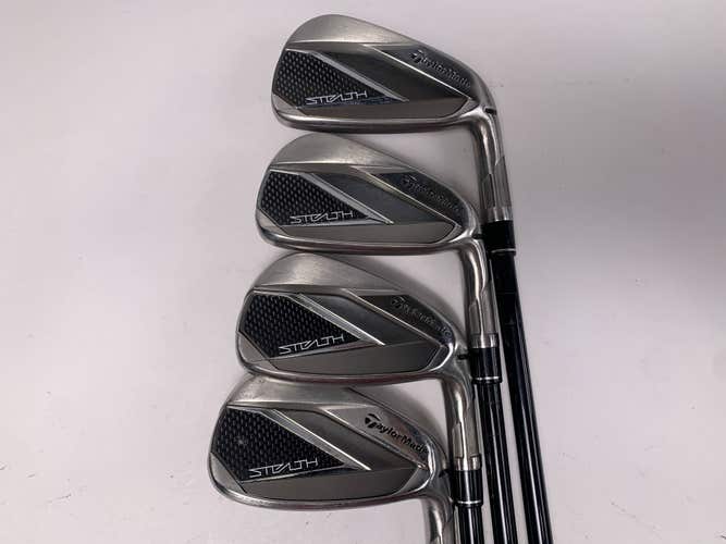 TaylorMade Stealth Iron Set 6-9 Fujikura Ventus 5-A Senior Graphite Mens RH