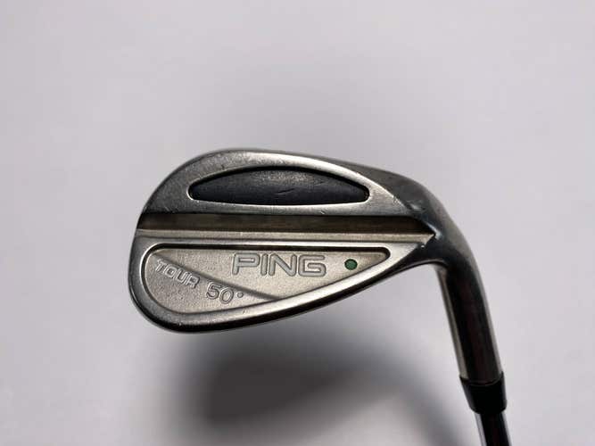 Ping Tour Gap Wedge GW 50* Green Dot 2* Flat DG S200 Stiff Steel Mens RH