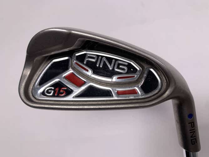 Ping G15 Single 7 Iron Blue Dot AWT Stiff Steel Mens RH Undersize Grip
