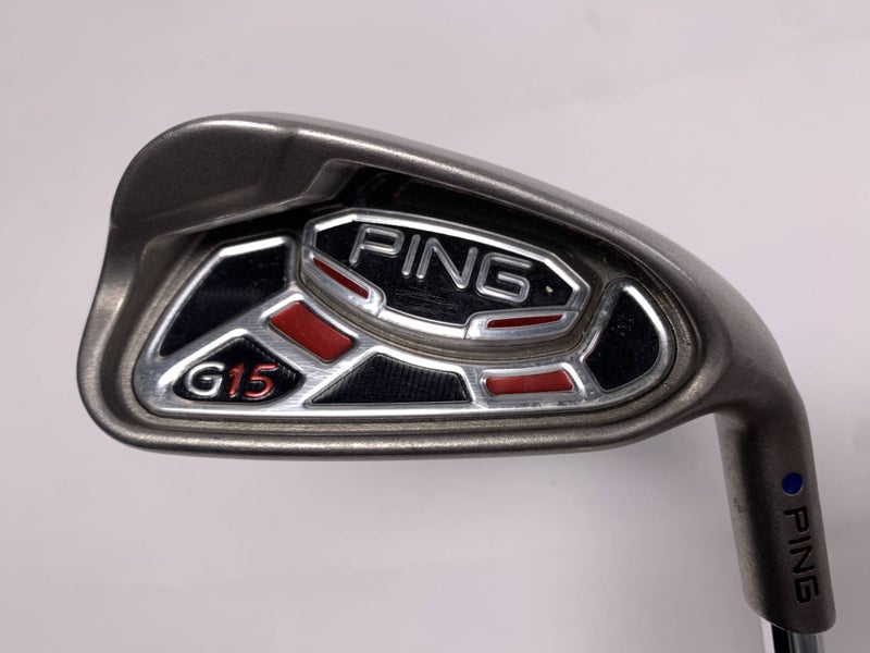 Ping G15 Single 7 Iron Blue Dot AWT Stiff Steel Mens RH Undersize Grip