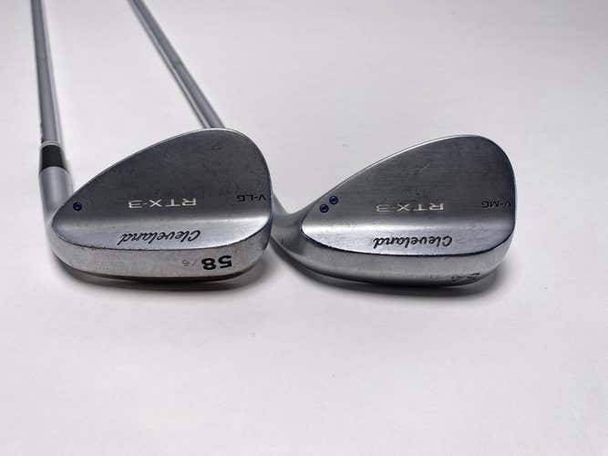 Cleveland RTX 3 Tour Satin Wedge Set 54* 11 | 58* 6 DG Wedge Steel Mens RH