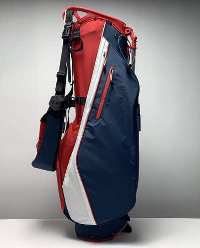 Callway HL Zero Stand Bag Red White Blue 4-Way Divide Dual Strap Golf Bag NEW