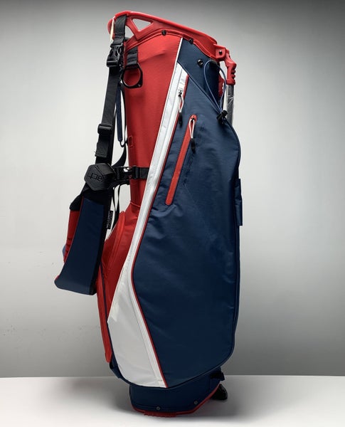 Callway HL Zero Stand Bag Red White Blue 4-Way Divide Dual Strap Golf Bag NEW