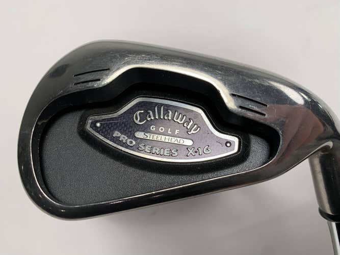 Callaway X-16 Pro Series Single 6 Iron True Temper DG S400 Stiff Steel Mens RH