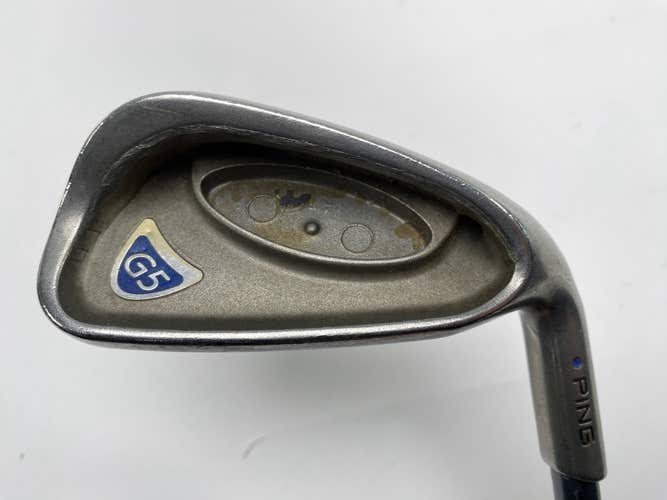 Ping G5 Single 7 Iron Blue Dot Matrix Studio 94 Stiff Graphite Mens RH