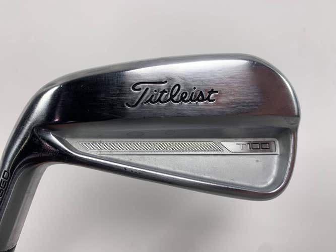 Titleist T100 2023 Single 4 Iron Project X Rifle 6.5 Extra Stiff Steel Mens LH