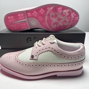 G/FORE Longwing Gallivanter Golf Shoes Pink White Women's SZ 9 (G4LA23EF11)