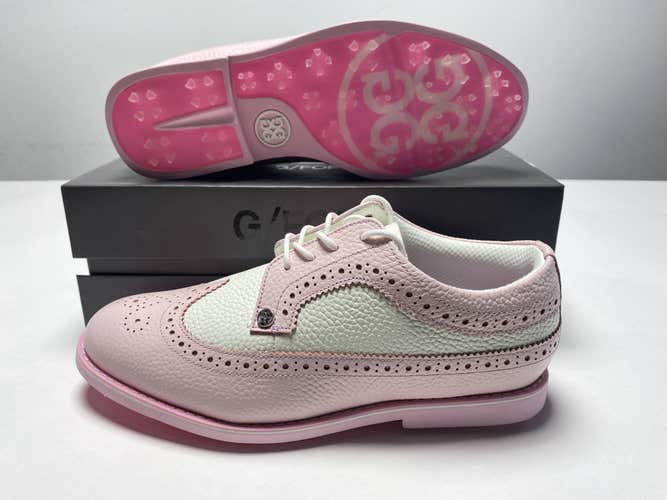 G/FORE Longwing Gallivanter Golf Shoes Pink White Women's SZ 9 (G4LA23EF11)