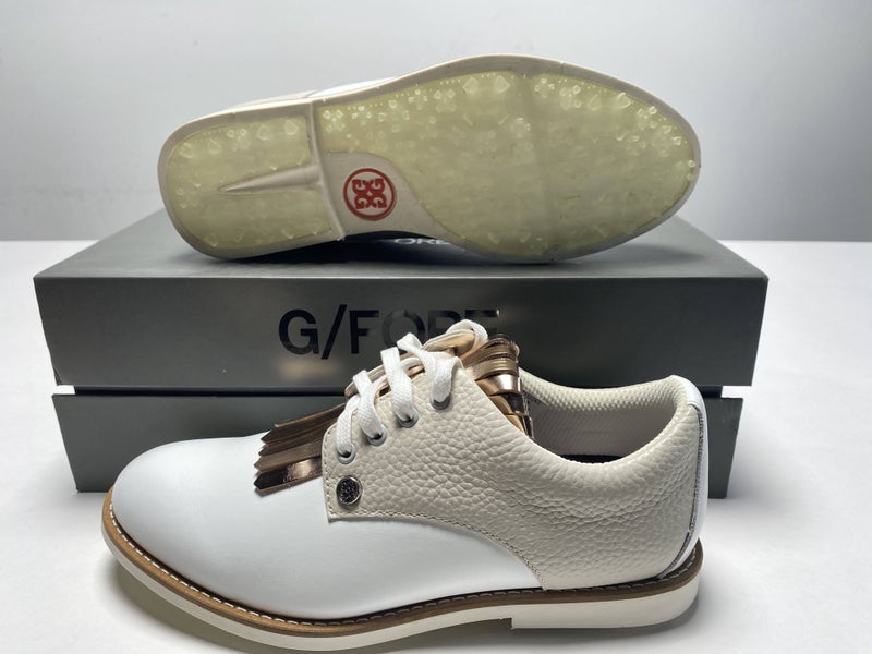 G/FORE Kiltie Gallivanter Golf Shoes White Women's SZ 6.5 (SW171522KT)
