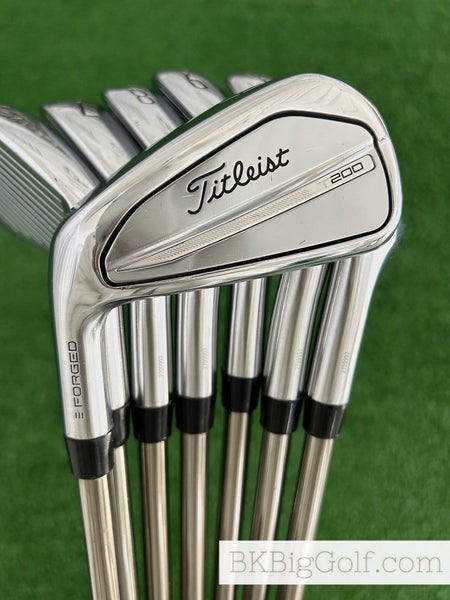 LH Titleist T200 23 Forged Iron Set 5-48 / Recoil F2 Senior Graphite