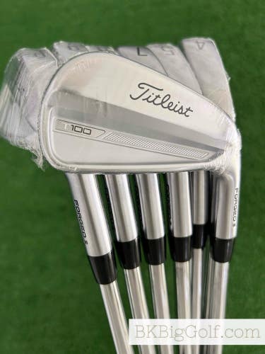 NEW Titleist T100 23 Forged Iron Set 4-P / True Temper AMT White Stiff