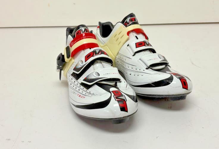 DMT Flash Light Tech Carbon Sole Road Bike Shoes White EU 46 US 12.25 GREAT