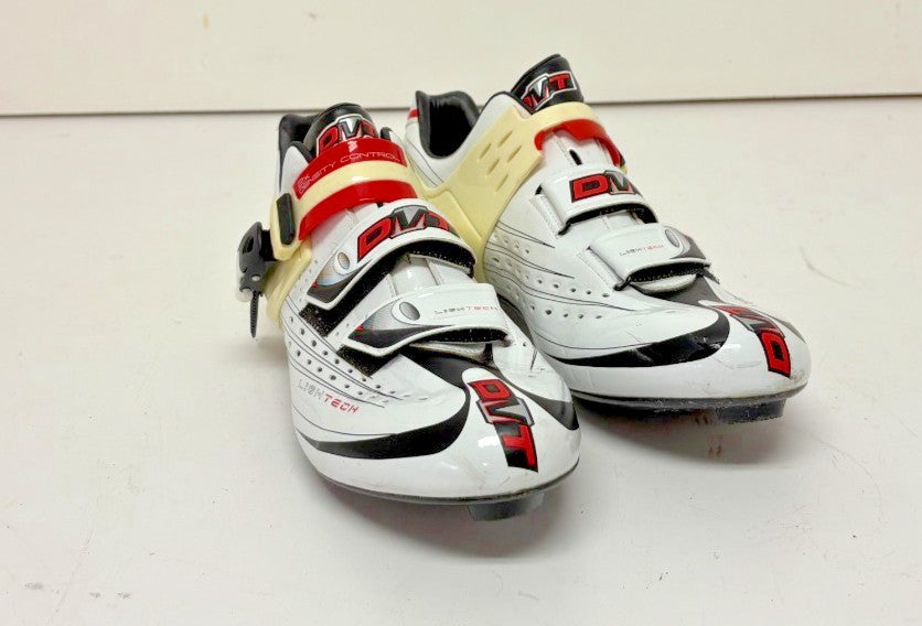 DMT Flash Light Tech Carbon Sole Road Bike Shoes White EU 46 US 12.25 GREAT