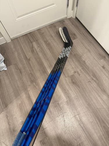 4 PACK - Used Bauer Vapor 1x (Custom Blue Nexus Geo Wrap)