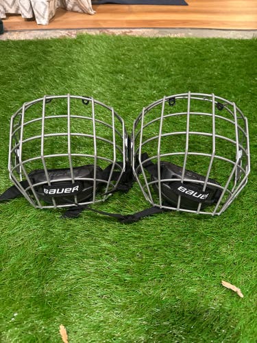 2 pack Bauer Profile I & II Facemask Full Cage