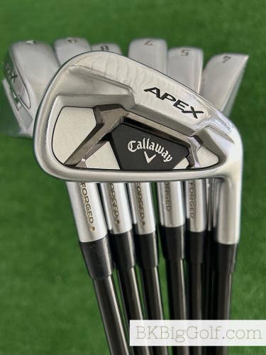 Callaway Apex 21 / Pro Forged Combo Iron Set 4-P / MMT 95 Stiff Graphite