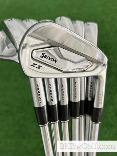 Srixon ZX5 / ZX7 Mkii Forged Combo Iron Set 4-P / Dynamic Gold 120 Stiff
