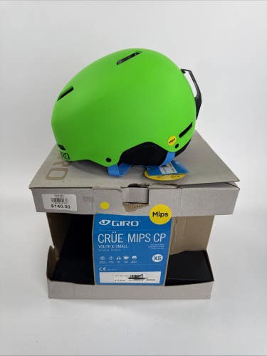 Giro Crue CP Snow Sports Helmet Matte Green Youth X-Small (INV#264)