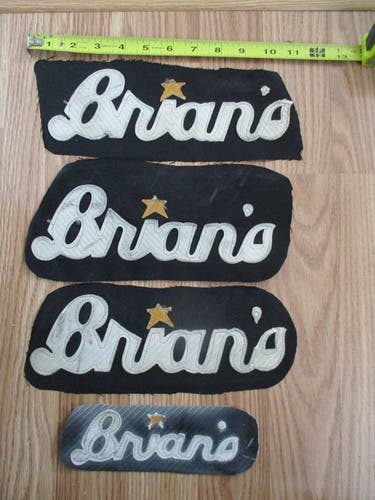 Brians used Vintage Hockey Goalie Logos