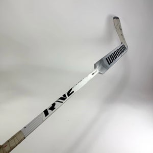 Used Regular White Warrior VR2 Pro+ Goalie Stick | 25" Paddle P34 (Wedge) Curve | F298