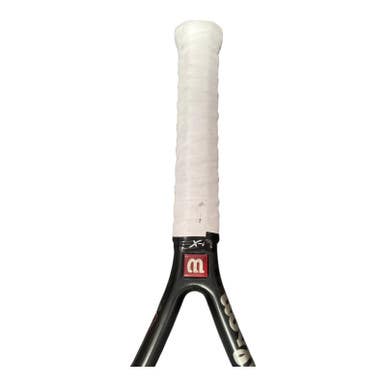 Used Wilson HYPER CARBON 2 Adult Tennis Racquet Black 4 1/2" 11375-S000370093