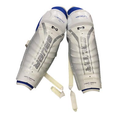 Used Bauer NEXUS Senior Shin Guards White 15" 11375-S000363704