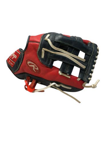 Used Rawlings SPL115RA BB/SB Glove RH Throw Navy Blue And Red 11 1/2" 11835-S000201465