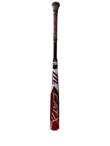Used Marucci CAT X CONNECT BB/SB High School -3 Bat Red And White 33" 11835-S000201263
