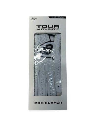 Used Callaway Mens Golf Glove White And Black SM 11835-S000201394