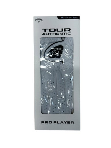 Used Callaway Mens Golf Glove White And Black M/L 11835-S000201400