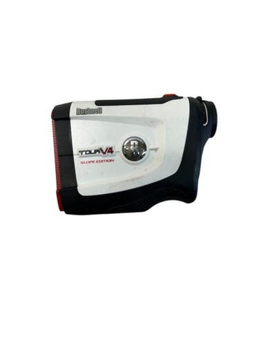 Used Bushnell TOUR V4 SLOPE RANGE FINDER Golf Accessory White/Black/Red 11835-S000201018