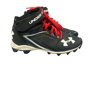 Used Under Armour Jr FB Cleats Black Junior 04.5 11862-S000091879