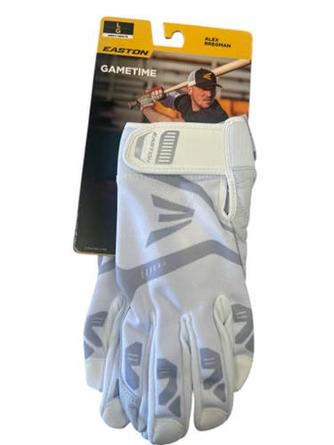 New EASTON GAMETIME ADT WHT LG 11862-EAS8068139
