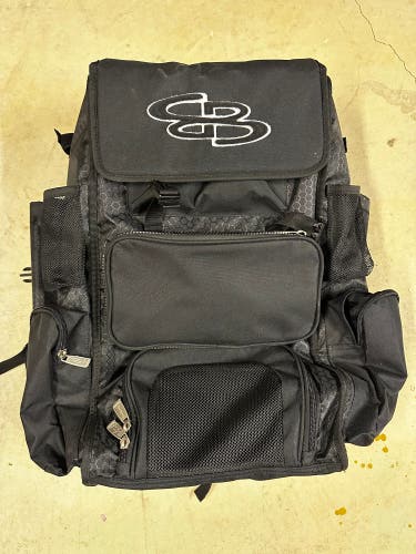 Boombah Baseball/Softball Bat Backpack – Black – Excellent Condition – Tons of Storage