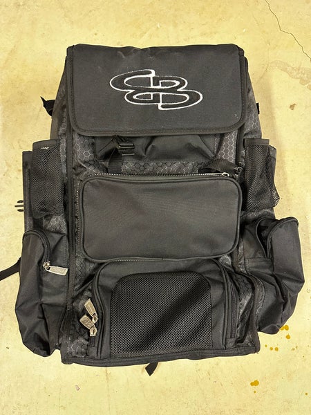 Boombah Baseball/Softball Bat Backpack – Black – Excellent Condition – Tons of Storage