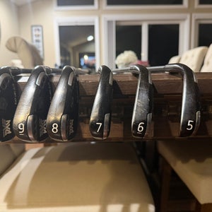 Men's PXG 0311 P GEN5 Xtreme Dark Right Handed Iron Set Stiff Flex Graphite/Steel Shaft (Used)