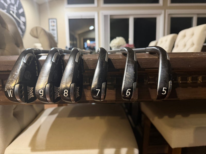 Men's PXG 0311 P GEN5 Xtreme Dark Right Handed Iron Set Stiff Flex Graphite/Steel Shaft (Used)