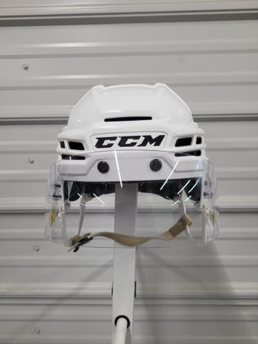 Small CCM Super Tacks X Helmet Pro Stock (Used) #18