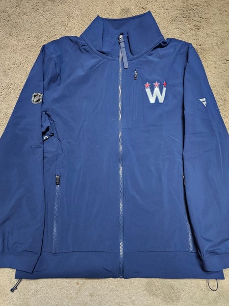 WASHINGTON CAPITALS 2015 NEW Locker Room Fanatics Zipup Jacket Pro Medium