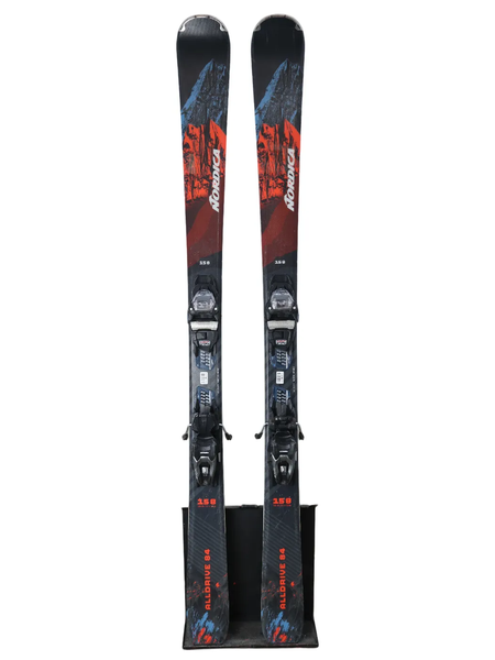 USED Nordica All Drive 84 Skis 158cm with Marker TP2 10 Bindings (2024)
