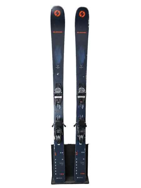USED Blizzard Brahma 88 Skis 159cm with Marker TCX 11 Bindings (2024)