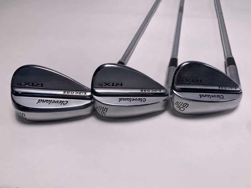 Cleveland RTX 6 ZipCore Tour Satin Wedge Set 52* 10 | 56* 10 | 60* 10 DG Mens LH