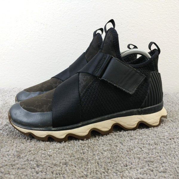 Sorel Kinetic Sneak Womens Size 8 Shoes Black Athletic Sneakers
