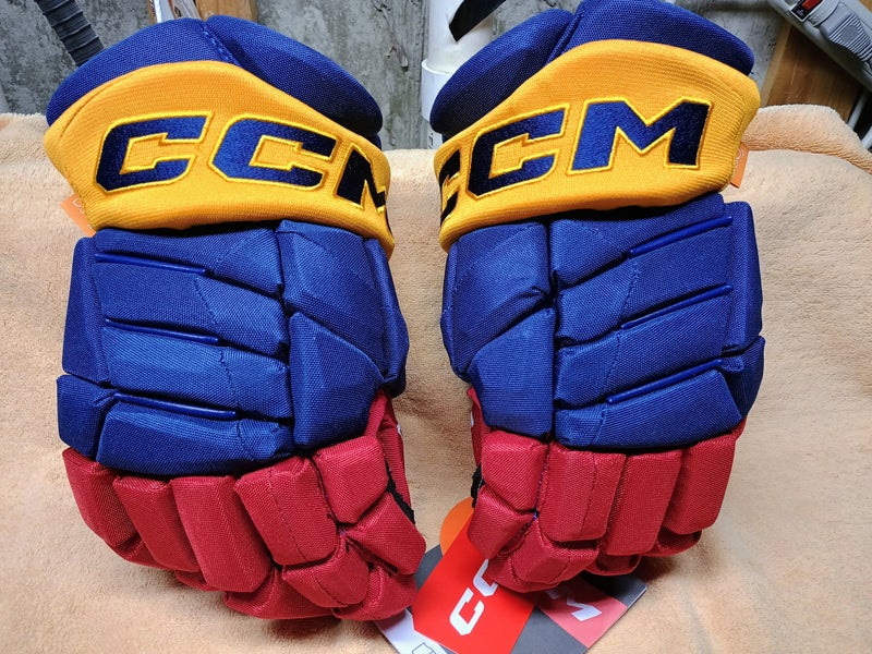 CCM JETSPEED PRO STOCK GLOVES DEVILS REVERSE RETRO 13”