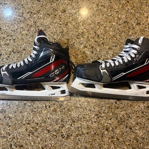 CCM EFlex 6 Hockey Goalie Senior Skates Regular Width 11.5 (Used)