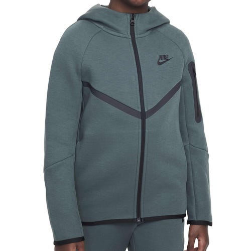 Nike Sportswear Tech Fleece Big Kid’s Full Zip Hoodie Green  XL
