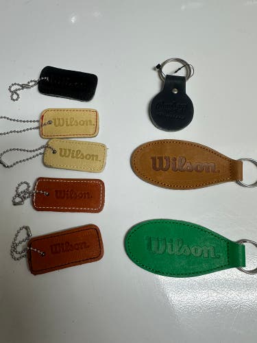 Assorted Wilson/rawlings Keychains